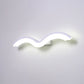 Frendorf | Schwarz/Weiß Wavelet LED Wandlampe Minimalismus Metall Spiegellicht mit frosted Diffusor, 16"/23.5"/31.5" lang