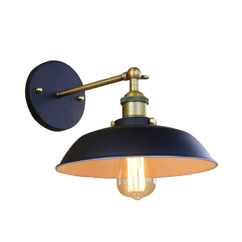 Frendorf | Draaibare Barn Metalen Wandverlichting Industriële Stijl Zwart 1 Lamp Magazijn Wandlamp Verlichting