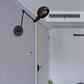Frendorf | 1 Kopf Wandmontage Licht Loft Stil Kuppel Schatten Metall Verstellbare Wandleuchte in Schwarz für Schlafzimmer