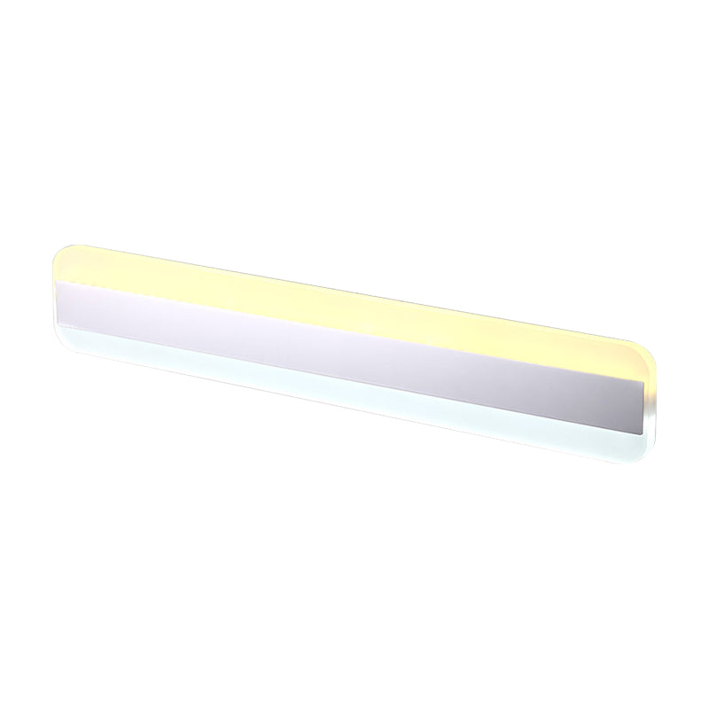 Frendorf | 31,5"/39"/47" Breite lineare Schminkspiegelleuchte modernes Acryl-LED-Badezimmerlicht über dem Spiegel mit Reflektor