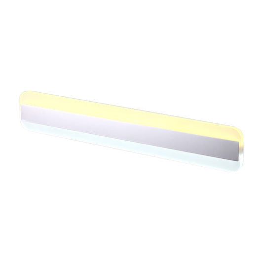 Frendorf | 31,5"/39"/47" Breite lineare Schminkspiegelleuchte modernes Acryl-LED-Badezimmerlicht über dem Spiegel mit Reflektor