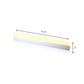 Frendorf | 31,5"/39"/47" Breite lineare Schminkspiegelleuchte modernes Acryl-LED-Badezimmerlicht über dem Spiegel mit Reflektor