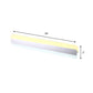 Frendorf | 31,5"/39"/47" Breite lineare Schminkspiegelleuchte modernes Acryl-LED-Badezimmerlicht über dem Spiegel mit Reflektor