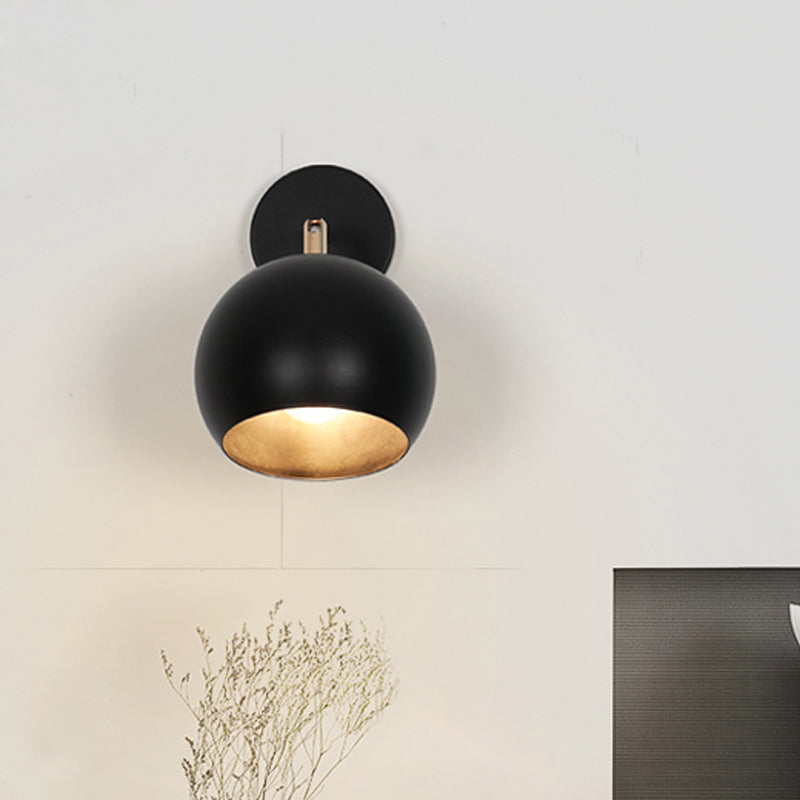 Frendorf | Metallische Globale Wandlicht Einrichtung Industrieller Stil 1 Glühbirne Schlafzimmer Einstellbare Wandleuchte Beleuchtung in Schwarz