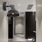 Frendorf | 1 Licht Wandlamp Industriële Koepel Shade Metaal Omlaag Wandlicht met Gebogen Arm in Zwart/Brons voor Slaapkamer