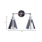 Frendorf | Polished Chrome Conic Wandmontage Fixture Retro Style Iron 2 Lights Eetkamer Wandmontage Licht