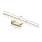 Frendorf | 16"/19.5" B Rechte Wandleuchte Moderner Stil Acryl LED Badezimmer Spiegellicht in Gold, Warm/Weiß Licht