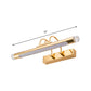 Frendorf | 16"/21" Breite Zylindrische Vanity Lichtarmatur Modernismus Stil Metallic LED Innen Wandlampe in Gold, Warm/Weiß Beleuchtung