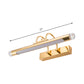 Frendorf | 16"/21" Breite Zylindrische Vanity Lichtarmatur Modernismus Stil Metallic LED Innen Wandlampe in Gold, Warm/Weiß Beleuchtung
