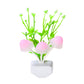 Frendorf | Decoratieve Zeewier Plastic Wandlamp Plug-in LED Nachtlamp in Groen, Multicolore Licht