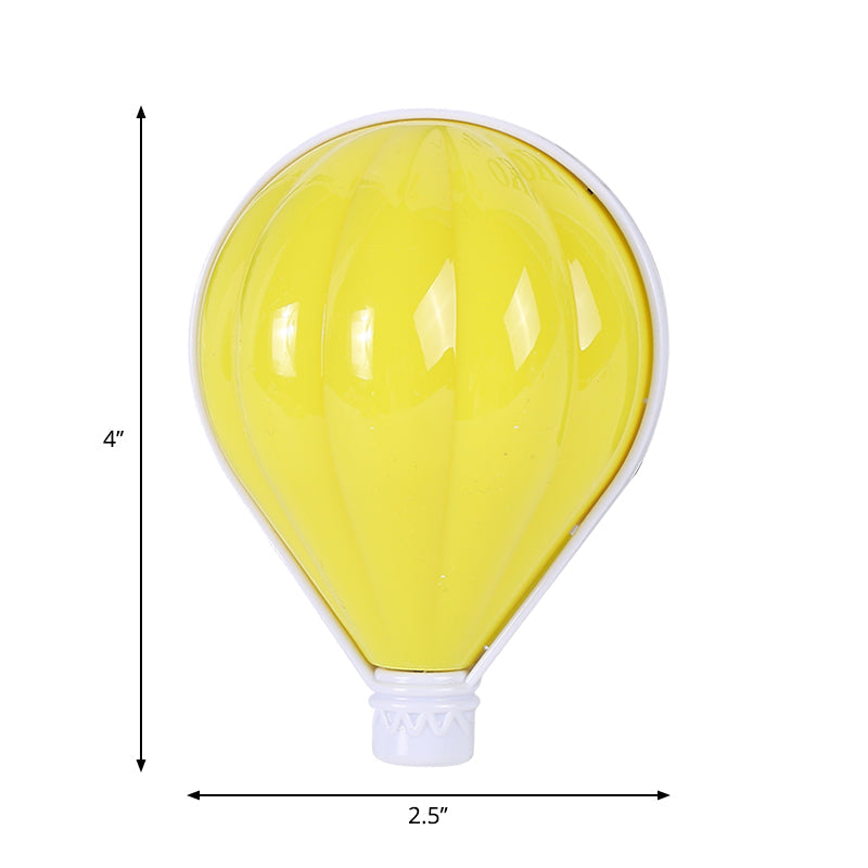 Frendorf | Gelbe Birnenförmige Plug-in LED Nachtlampe Cartoon Kunststoff Wandbeleuchtung Ideen für Nachttisch