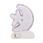 Frendorf | Crescent en Ster Plug in Wandlamp Cartoon Plastic Kids Bedside LED Nachtlamp in Wit