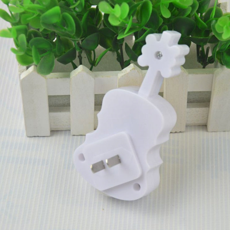 Frendorf | Gitaar Mini Plug in LED Wandlamp Kinderen Plastic Blauw en Geel/Rood en Blauw Nachtverlichting met Afstandsbediening