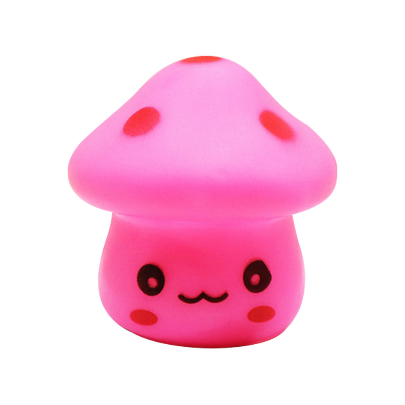 Frendorf | Mini Mushroom Plug-in Nachtlicht Cartoon Kunststoff Nursery LED Wandleuchte in 7 Farben Licht, Weiß/Rot/Blau