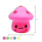 Frendorf | Mini Mushroom Plug-in Nachtlicht Cartoon Kunststoff Nursery LED Wandleuchte in 7 Farben Licht, Weiß/Rot/Blau