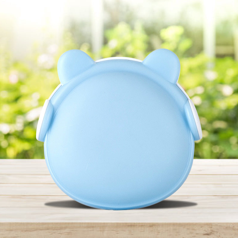 Frendorf | Plastic Bear Wand Nachtlicht Cartoon Pink/Blau/Weiß Plug-in LED Nachtbeleuchtung mit Lichtsensor