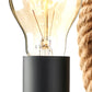 Frendorf | Geseilde ronde/ovale wandlamp met blote gloeilamp nautische stijl 1 licht restaurant wandlamp verlichting in zwart