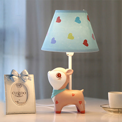 Frendorf | Deerina – Yndig rosa Sika-Reh Lampe