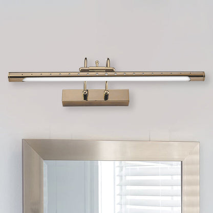 Frendorf | 14"/19" Durchmesser Röhren Wandbeleuchtung mit Bogenarm modernes Design Metall Warm/Weiß Licht LED Badezimmer Waschplatz Lichtanlage in Gold