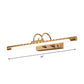 Frendorf | 14"/19" Durchmesser Röhren Wandbeleuchtung mit Bogenarm modernes Design Metall Warm/Weiß Licht LED Badezimmer Waschplatz Lichtanlage in Gold