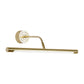 Frendorf | 16"/20" W Slim Zylindrischer Schminkspiegel Licht Modernismus Metall LED Gold Wandmontage Lampe für Schlafzimmer, Warm/Weiß Beleuchtung