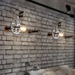 Frendorf | Iron Gear Fahrrad Wandlampe Lager 1 Licht Restaurant Wandmontierte Lampe in Bronze mit Rohrarm