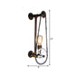 Frendorf | Iron Gear Fahrrad Wandlampe Lager 1 Licht Restaurant Wandmontierte Lampe in Bronze mit Rohrarm