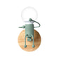 Naked Bulb Kleine Wandbeleuchtung Kreatives Eisen Einzelflammen Kinder Nachttisch Wandleuchte mit Roboter Design Lampenfassung in Grau/Grün/Weiß