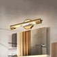 Frendorf | 18"/21.5" L Verlängerte Metall-Waschtischbeleuchtung Landhausstil 2 Köpfe Badezimmer Wandmontierte Leuchte in Gold
