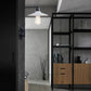 Frendorf | Schwarz/Weiß Flare Wandlampe Vintage Rustik Eisen 1 Glühbirne Wohnzimmer Wandlicht mit Winkelarm