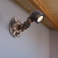 Frendorf | 1 Kopf Wasserleitung Wandlicht Wandleuchte Vintage Industrie Bronze Metallische Wandlampe für Flur