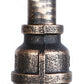 Frendorf | 1 Kopf Wasserleitung Wandlicht Wandleuchte Vintage Industrie Bronze Metallische Wandlampe für Flur