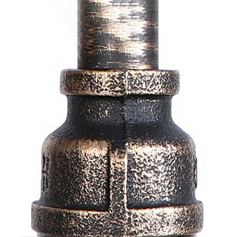 Frendorf | 1 Kopf Wasserleitung Wandlicht Wandleuchte Vintage Industrie Bronze Metallische Wandlampe für Flur