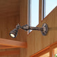 Frendorf | 1 Kopf Wasserleitung Wandlicht Wandleuchte Vintage Industrie Bronze Metallische Wandlampe für Flur