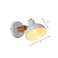 Frendorf | Minimalistische Dome Wall Lamp Fixture 1 Bulb Metallic Sconce Lighting Fixture in Wit voor Binnen