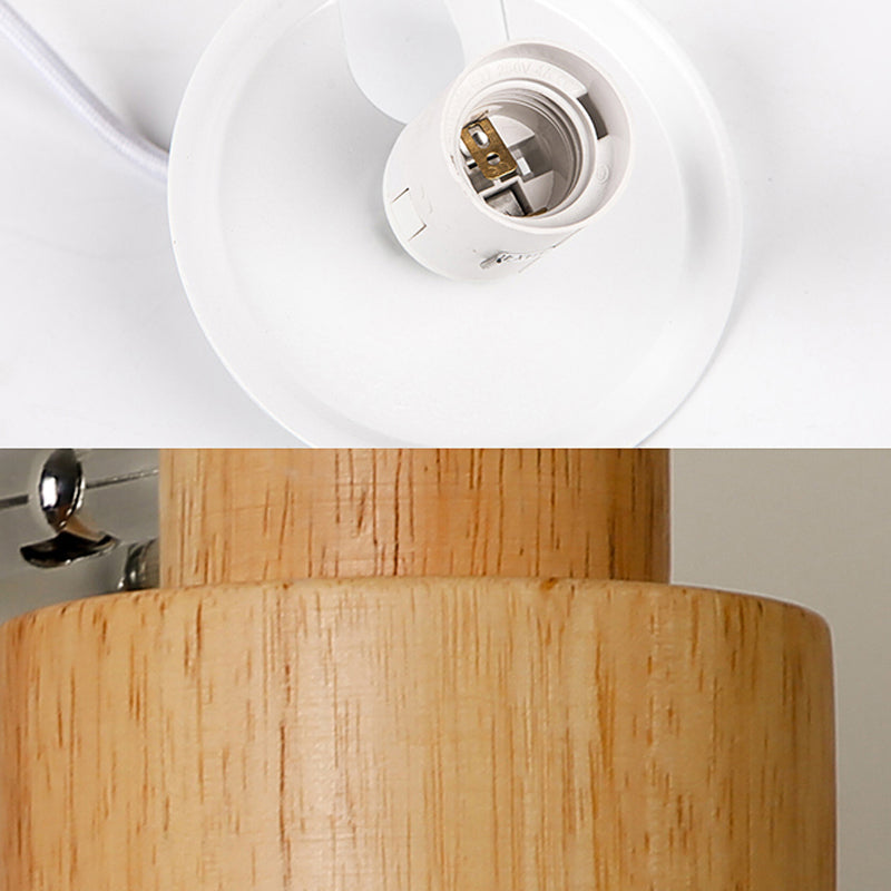 Frendorf | 1 bulb cilindrische wandlamp hedendaags witte metalen draaibare sconce lichtarmatuur voor gang