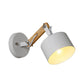 Frendorf | Draaibare Trommel Metalen Wandverlichting Retro 1 Licht Binnen Wand Sconces in Wit