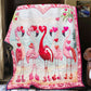 Flamingo Valentine Tagesdecke