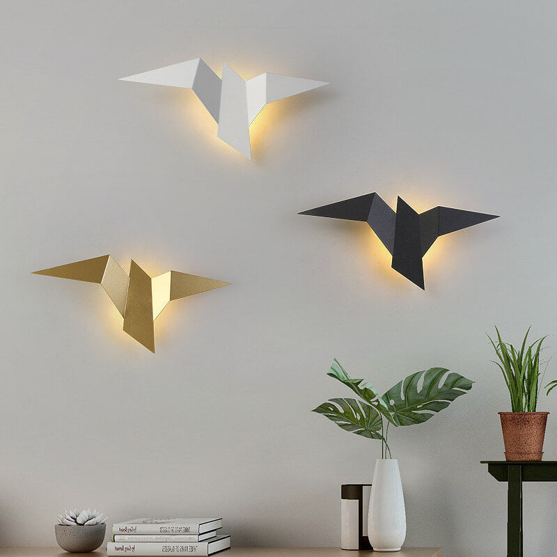 Frendorf | SkyWing Moderne LED Wandleuchte | Fliegender Vogel | 1-flammig | Kreatives Design | Deko für Zuhause