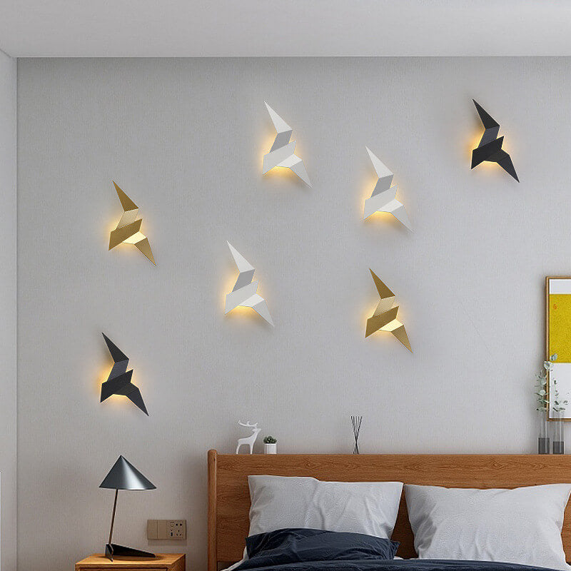 Frendorf | SkyWing Moderne LED Wandleuchte | Fliegender Vogel | 1-flammig | Kreatives Design | Deko für Zuhause