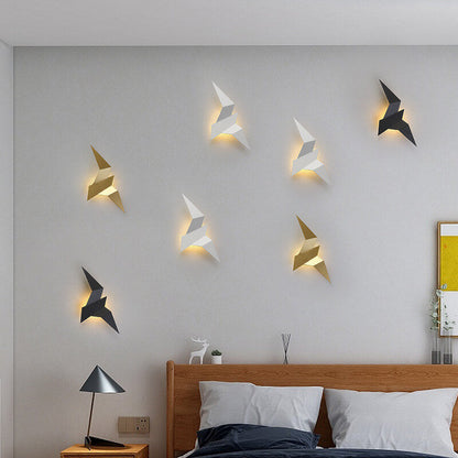 Frendorf | SkyWing Moderne LED Wandleuchte | Fliegender Vogel | 1-flammig | Kreatives Design | Deko für Zuhause