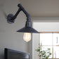 Frendorf | Vintage Stijlvolle Conische Wandlamp met Pijpontwerp 1 Hoofd Metaal Wandlamp in Zwart voor Slaapkamer