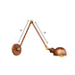 Frendorf | 4"/6.5" Dia Domed Metal Wandlamp Fixture Vintage Stil 1 Kop Studie Kamer Verstelbare Wandlamp Licht in Roest