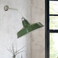 Frendorf | Barn Shade Wohnzimmer Wandbeleuchtung Vintage Stilvolles Metall 1 Glühbirne Grün Wandlampe, 14"/16" Durchmesser