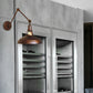 Frendorf | Schwarz/Rost Barn Shade Wand sconce Industrielle Metall 1 Licht Studienraum Wandmontage Licht mit Schwenkarm