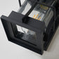 Frendorf | Klares Glas Schwarze Wandleuchte Quadrat/Rechteck 1-Licht Küsten Wandlampenfixture mit Eisenkäfig