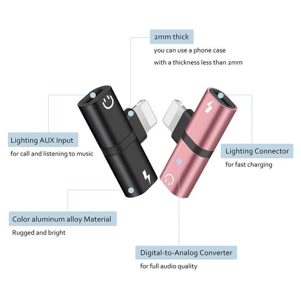 Frendorf | 4 in 1 Earphone Lightning Adapter für iPhone ( 2PCS )