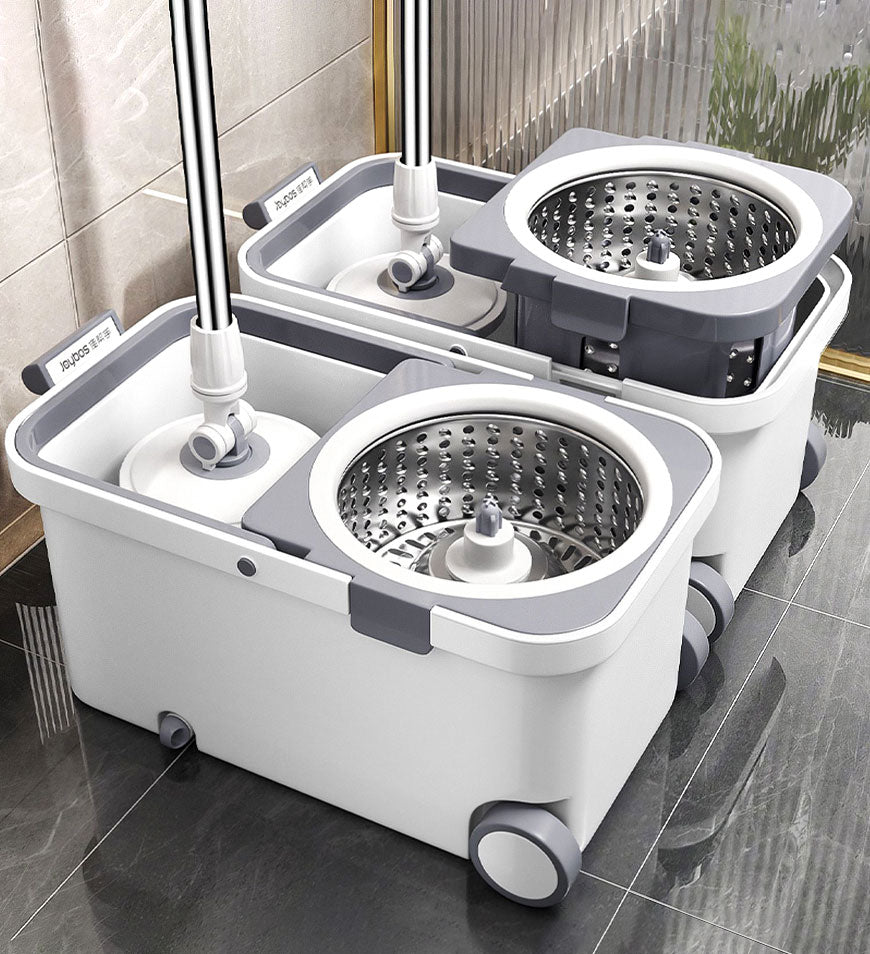 Frendorf | 360° Drehbarer Wischmopp- und Eimer-Set mit Auswringsystem F63