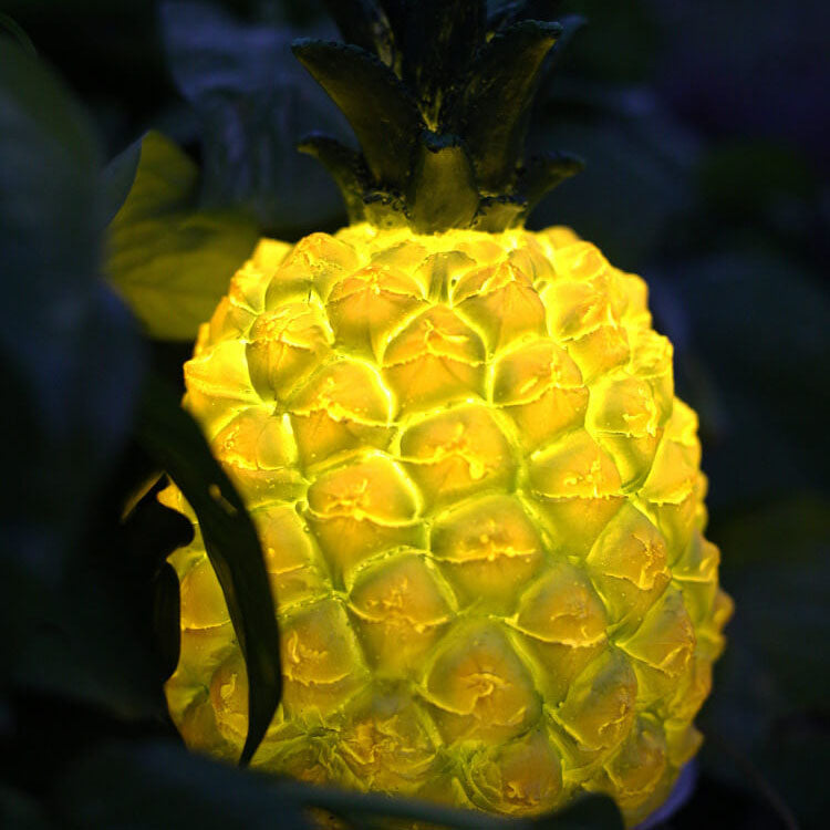 Frendorf | TropiLume Gartenleuchte | Outdoor Solarlicht | Wetterfest | Ananas LED Dekoleuchte