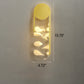 Leichte Luxuriöse Feder Effekt Acryl Geometrische LED Wand Sconce Lampe